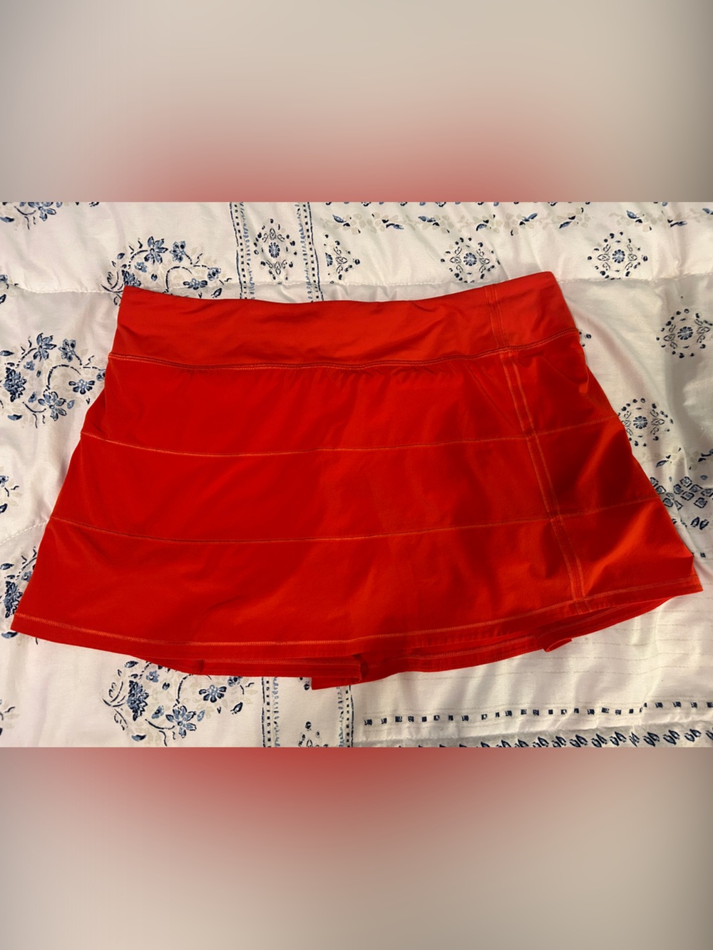 lululemon athletica Red Skater Skirt size 12